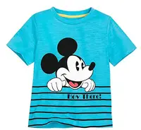 在飛比找樂天市場購物網優惠-Disney 米奇米妮 童裝 T恤 XS/S/M 短袖 短T
