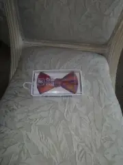 AUTHENTIC "STACY ADAMS " MENS MULTI-COLOR READY TIED BOW TIE