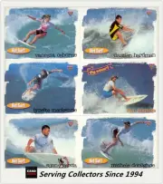 1995 Futera Australia HOT SURF Trading Cards Base Card Set (110)