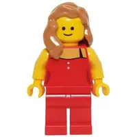 在飛比找蝦皮購物優惠-LEGO 樂高 10246 紅衣女子 人偶 ,私家偵探辦公室