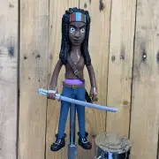 Michonne Beer Keg Tap Handle The Walking Dead TV Show Zombie Sword