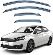 4Pcs Car Wind Deflectors for Citroen C4 for C-Quatre Mk2-Bz3 2015-2019, Side Window Ventilated Visors Rain Deflector