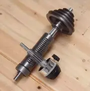 16MM Bench Drill Press Main Shaft Drive Shaft Spline Sleeve Gear Shaft Pulley