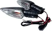 Motorcycle Indicators Flowing Turn Signal Lights Motorcycle Turn Signal LED Flashing Light For YA&MA&HA MT01 MT 09 10 125 FZ1 FZ6 FZ8 FZ07 XSR 125 155 700 900 YBR125(White)