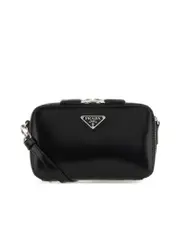Prada Leather Brique Crossbody Bag