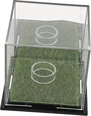 EXQUIMEUBLE Acrylic Golf Ball Holder Display Case Organizer Ball Marker Display Space-saving Storage
