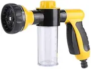 AIMALL Washing Nozzle Plant Pet Hose 8mode Garden Car Water Foam Sprayer Soap Dispenser, Foam Blaster for Pets and Vehicles