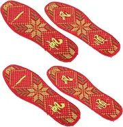 Gogogmee 2 Pairs Insole Shoe Pads Shoe Soles Shoe Insert Sole Inserts for Women Shoe Sole Repair Shoe Liners Shoes Pads for Women Soles for Shoes Women Support Inserts Women Cloth Red