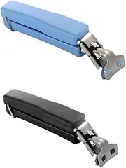 Bowl Gripper Clip Retriever Tongs for Lifting Hot Dishs Bowl Pot Pan Plate from Instant Pot, Microwave, Oven, Air Fryer, Silicone Handle Kitchen Tool (Black+Blue, One Size)