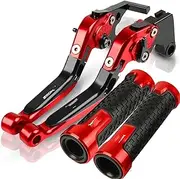 for CBR250R 2011-2018 CBR 250R 2014-2017 Scooter Clutch Adjustable Clutch CNC Aluminum Brake Clutch Levers Handlebar Accessories (Color : 12)
