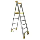 Bailey P170 Aluminium Platform Ladder 6 Steps 1.8m Platform 170kg Wheels FS13541