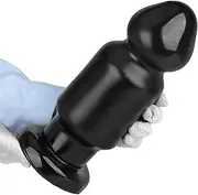Extra Large Anal Plug Fisting Dildo with Suction Cup Anal Beads Huge Thick Anal Butt Plug Masturbation Anus Dilator Toys for Women Men(L)