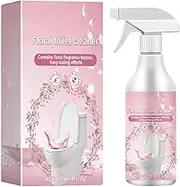 Toilet Bowl Cleaner Spray | 120ml Toilet Bowl Freshener Liquid - Long-Lasting Floral Fragrance, Powerful Household Cleaning Products for Bathroom