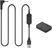 Raeisusp USB Cable 8.4V ACK-E12+DR-E12 DC Coupler LP-E12 Dummy Battery for Canon EOS M M2 M10 M50 M100 Kiss M, Kiss M2 EOS M50 Mark II