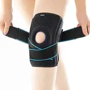 Knee Brace with lateral stabilisers for Meniscus, Knee Tear, ACL MCL Injury Recovery, Adjustable Knee Brace for Men and Women.