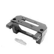 Metal Front Bumper Built-In Winch Base Model Car for Trx-4 BRONCO