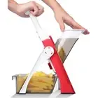 Vegetable Chopper, Safe Mandoline Slicer for Kitchen, Adjustable Potato Cutte...