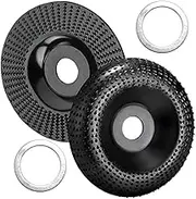 2 Pack Wood Grinding Wheel for Angle Grinder 125mm Wooden Carvings Wood Milling Cutter of the Milling Disk