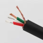 Per Meter OFC Copper Wire Silver Plated Wire Mixed Power Cord Bulk Mains Cable