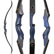 60" Wooden Traditional Archery 25-50lbs American Hunting Takedown Recurve Bow