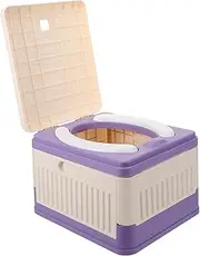 BUTIFULSIC Portable Folding Toilet for Travel Potty Seat for Camping Car and Outdoor Use Easy to Carry and Clean Safe and Durable Design for Emergencies and Family Trips