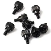 8pcs PC Computer Case Thumbscrews 6-32 Thumb Screw Black