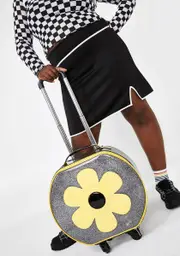 [dELiA*s by Dolls Kill] Wild Flower Roller Luggage