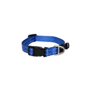 Rogz Blue Medium 16mm Wide x 26cm to 40cm Classic Utility Collar for Dogs & Puppies