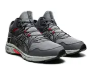 Asics Gel Venture 8 MT Athletic Trail Shoe Grey Red Mens 10 New Box Fast Ship