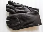 UGG Gloves Tech Smart Casual Leather Black Medium New $95