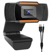 SANOXY USB Webcam 4" H 1280 x 720P with 3.5 mm Audio Y Cable and Sound Card