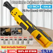 Cordless 1/2'' 130N.m Right Angle Ratchet Wrench Body For Dewalt 18V Battery