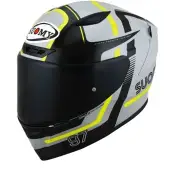 Track 1 Ninety Seven ECE 22.06 Grey Black Full Face Helmet