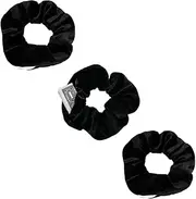 SUNEBOIZ (Black 3PCS) - BSEKT Zipper Scrunchies, Velvet Hair Ties Bracelet, Compatible with Apple AirPods 2 & 1, Key Money Chapstick Storage Bag, Elastics Hair Band
