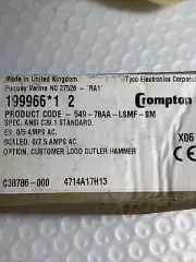Crompton, Tyco Electronics, 549-78AA-LSMF-SM, 0/7.5amps AC, New