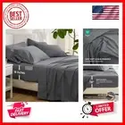 Deep Pocket King Sheet Set - 6 Piece, Prewashed Ultra-Soft King Size Sheets S...