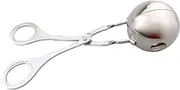 Non-Stick Meatball Spoon Ice Cream Melon Baller Scoop Kitchen Tools,Stainless Steel Scoop Meatball Scoop Ball Maker Stainless Steel Meat Baller Tongs Kitchen Tools(Color:Silver,Size:L) (Color : OneCo