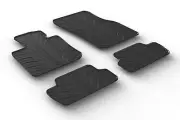 Gledring USA Custom Fit All-Weather Rubber Floor Mats Intended for Mini Coope...