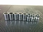 #aj557 NEW!! Snap On 1/2" Drive TWM19-TWM12 19mm-12mm Shallow Socket Set