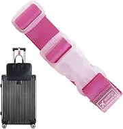 Generic Jacket Gripper Strap - Add A Bag Luggage Straps, Hands-Free Jacket Gripper with Buckle, Quick Release Travel Strap Luggage Carry Clip Buckle for Luggages, Extra Bags, Camping, Jacket, Travel