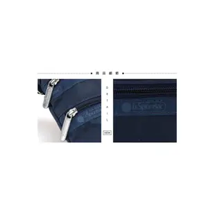 LeSportsac - Standard 三層拉鍊直式斜背包 (青藍色) 4007P E850