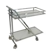 [Florabelle Living] Wynn Glass Bar Cart