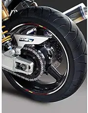 MDF RIM-6M-T3WH-23 Rim Stripe, Delicolor, White, 0.2 inch (6 mm) Wide, 22 inch (4 mm) Wide