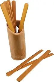 SUPVOX 1 Set Fortune Sticks with Storage Cup Chinese Divination Tools for Engaging Games and Interactive Entertainment Handmade Canister for Home and Temple Decor