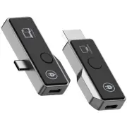 Wireless HDMI Transmitter and Receiver, Support Type-C 3.1 USBC Port Smartpho...