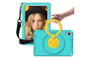 Handle Shockproof EVA Tablet Case for Samsung Galaxy Tab S6 Lite 10.4 inch 2020/2022/2024 with Shoulder Strap-Glacial