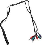 HOMOCONO Audio Video Composite Cable Male to Male Durable Component Cable for High Definition Video Transmission Compatible with DVD Tv and Various Devices Wide Compatibility