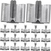 Gatuida 100Pcs Candle Wick Tabs Candle Fixator for Centering Wicks Candle Making Durable Candle Wick Accessories for Easy Candle Assembly