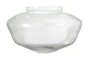 B&P Lamp 12 Inch Diameter, 6 Inch Fitter, Glass Schoolhouse Lamp Shades
