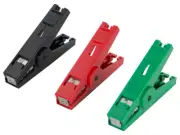 2x RED Alligator Clip Fence Black Electric Fence Thunderbird Connect Energiser